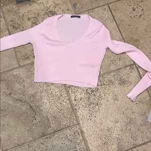 Pink brandy Melville knit top